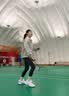 安奈儿童运动鞋男女童羽毛球鞋2026夏季中大童网面厚底耐磨休闲运动 深蓝 【旋转纽扣】 36 实拍图