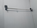 樱苏鱼强力吸盘毛巾架免打孔伸缩毛巾杆卫生间置物架浴室洗手间单杆挂件 伸缩款枪灰色【50-100CM】 1层 实拍图