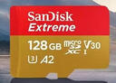 闪迪（SanDisk）128GB TF(MicroSD)内存卡 4K极速金卡A2 V30 U3行车记录仪 运动相机无人机 监控存储卡 读190MB/s 实拍图