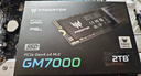 宏碁掠夺者（PREDATOR）2TB SSD固态硬盘 M.2接口(NVMe协议) GM7000系列｜NVMe PCIe 4.0读速7400MB/s  AI电脑存储配件 实拍图