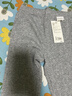 全棉时代女童针织打底裤儿童休闲裤子百搭长裤 麦灰色 150cm  实拍图