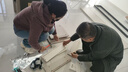 松柏客实木电视柜茶几组合客厅家用2026新款轻奢小户型落地岩板电视机柜 1.7米电视柜 卡其灰 实拍图
