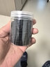 优家（UPLUS）皮筋头绳【100根】发绳发圈高弹力橡皮筋扎头发发饰皮套黑色 实拍图