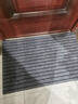 quatrefoil 地垫入户门进门脚踏垫门口可裁剪除尘防滑垫子  60*90cm灰色条 实拍图