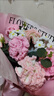 柏爱针织康乃馨抱抱桶永生花生日礼物女送妈妈母亲节伴手礼手工花束 实拍图
