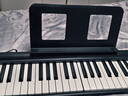 特伦斯电子琴88键折叠琴成人儿童初学电钢键盘教学乐器V10便携钢琴 V10典雅黑+延音踏板+原装琴包 实拍图