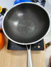 炊大皇炒锅有钛0氟不粘锅316L不锈钢不粘平底炒锅32cm 实拍图