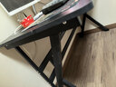 锦汐 电脑桌台式家用电竞桌椅套装办公桌简约书桌游戏桌书房写字桌子 120*60 单桌【炭纤维纹路桌面】 实拍图
