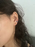 蔓笙S999纯银蝴蝶耳钉蓝色滴油mini养耳女简约小巧个性耳骨钉耳环耳饰 蓝色蝴蝶耳钉【单只】 实拍图