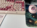 迪士尼草莓熊蓝牙无线键盘三模有线粉色静音键盘鼠标套装高颜值女生办公键鼠打字游戏电脑笔记本IPad通用 草莓熊三模RGB键盘+草莓熊无线双模鼠标 实拍图