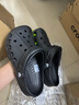 CROCS卡骆驰洞洞鞋贝雅洞洞鞋轻便运动鞋耐磨一脚蹬拖鞋休闲鞋|10126 黑色-001 36 /37(220mm) 实拍图