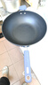 炊大皇炒锅不粘锅易洁少油烟平底炒菜锅煎锅34cm磁炉通用深蓝SL34CG 实拍图