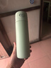 米家保温杯弹盖保温杯保冷杯480ml旅行便携不锈钢车载水杯竹绿色 实拍图