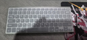 B.O.W航世 HW098C超薄便携静音 外接笔记本电脑家用办公无线键盘78键 灰黑色 实拍图