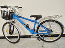 凤凰（Phoenix）自行车男女款式复古普通勤新型省力上班代步轻便变速家用老式单车 钢架蓝色【顺泰27速】26寸焊特 实拍图