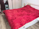 水星家纺结婚床上四件套牡丹大提花红色婚庆床单被套新婚礼物1.8m家居馆 实拍图