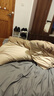 京东京造大白被100%原生纤维A类磨毛保暖春秋被子四季被芯3斤学生宿舍1.5m 实拍图