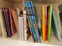 离草透明书立架子桌面书架 书夹桌上书架置物架书架四联书立隔书架立架书挡亚克力 2个装 实拍图