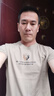 雾卡【棉T3件装】短袖t恤男衣服圆领宽松潮印花T恤男青年大码夏季休 小鹿角卡其+EXP雾蓝+大R黑 XL 建议130-150斤 实拍图
