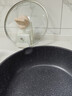 卡罗特 炒锅麦饭石色不粘锅煎炒锅平底炒菜煎锅家用无油烟烹饪锅具 煎炒锅带盖（1-4人用） 28cm 实拍图