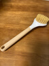 长柄洗锅刷家用小刷子刷锅神器厨房不粘锅去污刷锅刷子灶台清洁刷 木色塑料柄锅刷1个装 实拍图