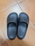 朴西香蕉船凉拖鞋女士浴室不易滑居家室内四季情侣拖鞋男 黑色 39-40 实拍图