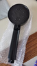 增压花洒喷头黑武士魔幻五档淋浴花晒头淋雨喷淋花酒超强单热水器 黑武士硬刺花洒1个 实拍图