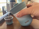膳魔师（THERMOS）茶旅套装户外露营旅行茶具保温茶壶茶杯生日礼物TCMU-200LC 【升级涂层内胆-热卖推荐】豆青 实拍图