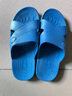 龙二猫防静电拖鞋女男士无尘室内车间工厂用软底厚底防滑耐磨蓝色工作鞋 蓝色X款拖鞋（此款码数偏小1-2码） 40码 实拍图