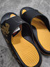 回力运动拖鞋男浴室内户外不易滑厚底凉拖鞋HL39391黑黄色41-42码 实拍图