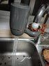美的（Midea）净水器水龙头过滤器家用自来水滤水器直饮前置过滤器厨房卫生间通用除水垢除余氯双出水可清洗滤芯 一机三芯【两年免换滤芯】 实拍图