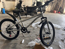 凤凰（Phoenix）儿童山地自行车4-8-12-18岁减震变速22寸银色 实拍图