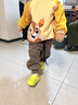 朴西儿童洞洞鞋eva2~7岁男童包头凉鞋夏季2026新款防滑可下水沙滩鞋 萌芽绿森林元气色 均码 18-19(150mm)【尺码偏大，建议拍小一码】 实拍图