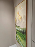 墨派（Mopai）玄关装饰画竖版现代简约走廊过道背景墙壁画入户轻奢挂画免打孔 背靠金山 80*160cm晶瓷+铝合金边框 实拍图