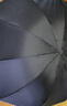 天堂 加大雨伞三折 晴雨两用商务伞经典格纹10骨大雨伞男女 黑色 实拍图