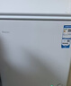 海尔（Haier）142L单温冰柜小型家用小冰柜减霜一级能效冷藏冷冻转换深冷冷柜小冰箱BC/BD-142GHW9D国家补贴 实拍图