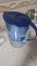 碧然德（BRITA）过滤净水器 家用滤水壶 净水壶 海洋系列 3.5L（蓝）+专家版滤芯5枚 环保加固包装 实拍图