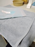 金号毛巾 纯棉洗脸巾吸水纯色加厚面巾 灰色76*34.5cm 130g 实拍图
