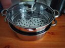Debo德铂罗森304不锈钢汤锅双层蒸锅煲汤炖煮熬粥汤奶锅28cm  实拍图