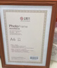 金隆兴红木色A4执照框木质正本框副本挂墙工商证展示许可证书相框框架 实拍图