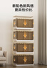 京东京造 意式可可收纳柜 免安装储物柜叠加式衣柜 【共用顶盖】64面宽3层 实拍图