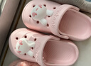 牧童儿童拖鞋夏男宝宝洞洞鞋软底女童卡通洗澡婴幼儿家居鞋萌兔粉160 实拍图