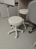 卓博凳子吧台椅升降椅美容凳滑轮凳转椅圆凳椅子BT33米白 实拍图