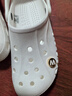 CROCS卡骆驰洞洞鞋贝雅洞洞鞋轻便运动鞋耐磨一脚蹬拖鞋休闲鞋|10126 白-100 41 /42(260mm) 实拍图