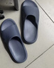 京东京造【3.5cm踩屎感】eva厚底拖鞋男士防臭休闲凉拖鞋 碳灰 42-43 实拍图