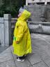 牧萌儿童雨衣带书包位男童女童女孩加长全身学生雨披 黄色恐龙 XL 实拍图