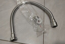 爽威 水龙头延长管延伸管神器防溅加长角阀外接万向水管软管50CM四分接口  SL50CM 实拍图