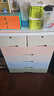 纳份爱特大号加厚抽屉式收纳柜子塑料宝宝衣柜儿童玩具整理箱衣物储物柜 巨大款75面宽马卡龙【升级加厚】 五层 实拍图