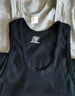 浪莎（LangSha）背心男【2件装】夏季无袖纯棉透气汗衫弹力运动工字上衣 浅麻色1+黑1 XL 实拍图