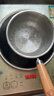 双枪（Suncha）316L不锈钢小奶锅辅食锅汤锅泡面蒸锅燃气电磁炉16cm带盖带蒸笼 实拍图